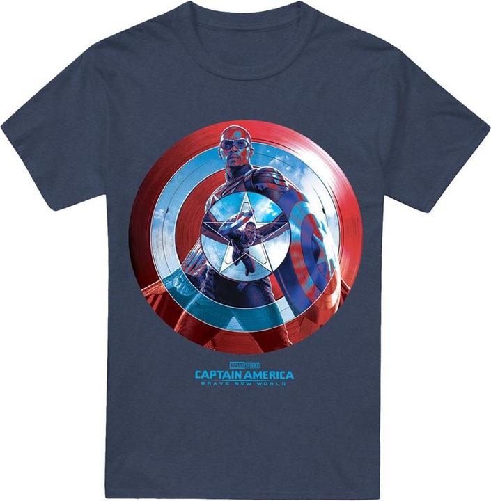 Actual product image Captain America Unisex Adult Sam Wilson T-Shirt (XXL)