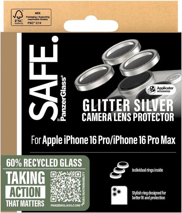 Produktbild PanzerGlass Safe. (1 Stück, Apple iPhone 16 Pro Max, Apple iPhone 16 Pro)