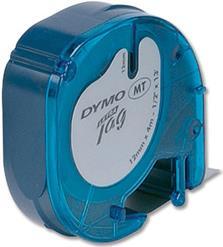 Actual product image Dymo Plastic ribbon black on blue (1.20 cm, Blue)
