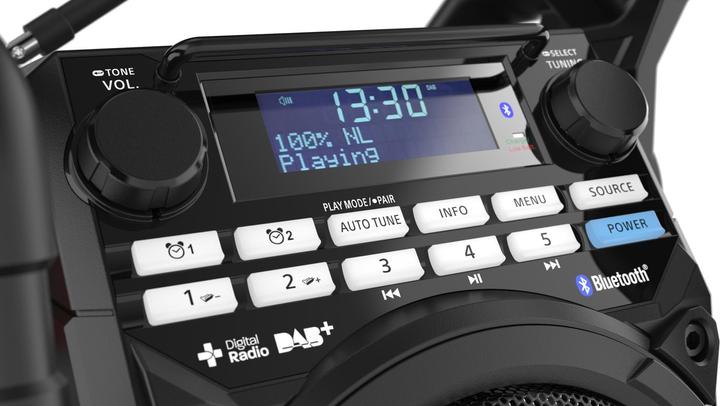 Actual product image PerfectPro Construction site radio TEAMPLAYER 2 (DAB+, FM, Bluetooth)