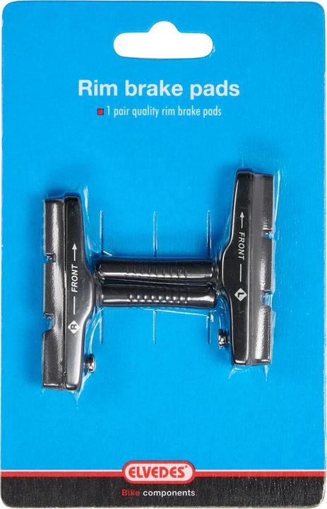 Produktbild Elvedes Bremsschuhe Cantilever 55 x 10 mm, Schwarz (Shimano, Gummi)
