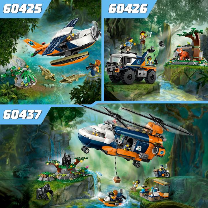 Produktbild LEGO Dschungelforscher-Wasserflugzeug (60425, LEGO City)