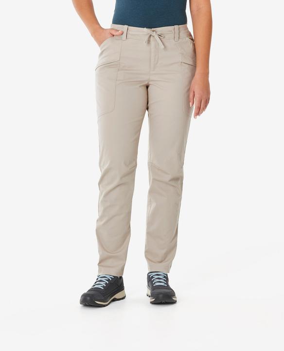 Actual product image Quechua Wanderhose Damen Regular - NH500 beige (XXS)
