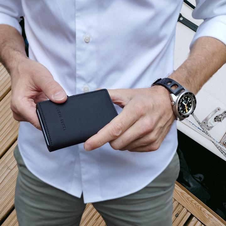 Actual product image James Dixon Botón Nautica - All Black - Coin pocket