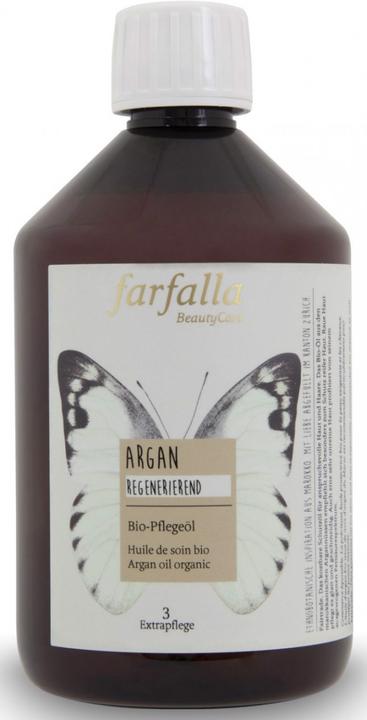 Actual product image Farfalla ARGAN organic care oil | regenerating (Body milk, 500 ml)