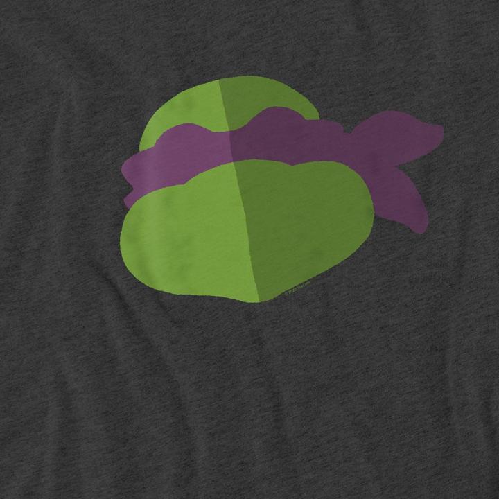 Actual product image Teenage Mutant NT Unisex Adult Donatello Face T-Shirt (S)