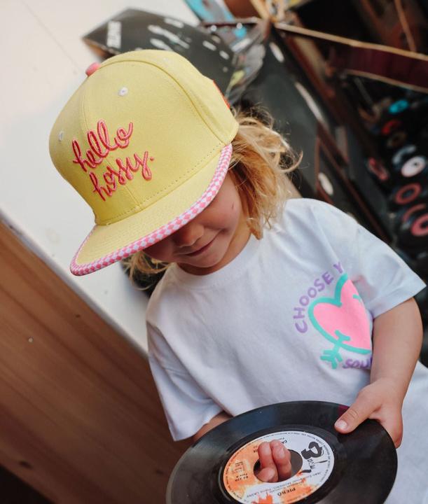 Produktbild Hello Hossy Chessy Pink Cap - Gelb / Pink (52, 53, 54, 55, 56)