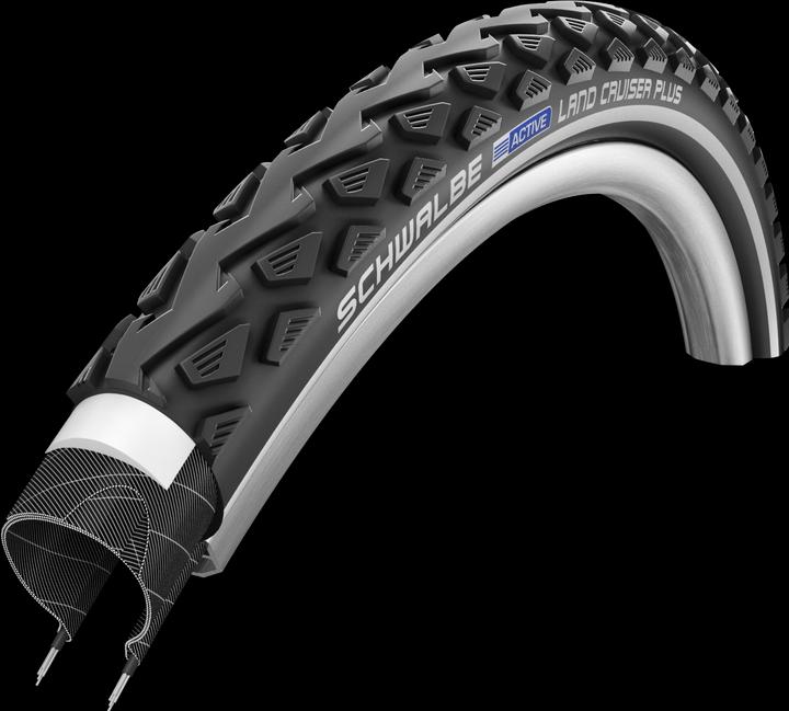 Actual product image Schwalbe Land Cruiser Plus Active PunctureGuard 28" wire Reflex (28 x 1.60, 42-622)