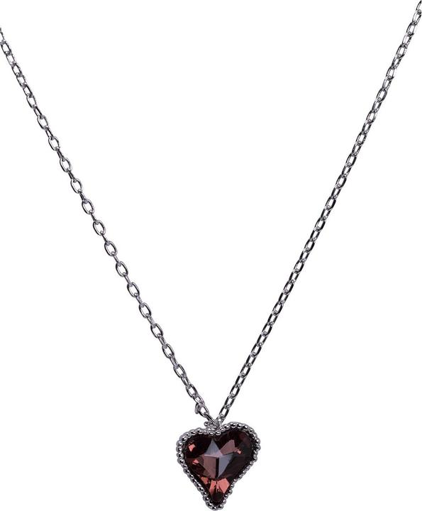 Produktbild Uzurii Single Bronze Heart Halskette (925er Sterlingsilber)