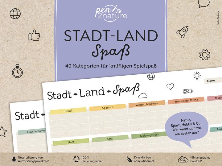 Actual product image Urban-rural fun - 40 categories for tricky game fun (German)