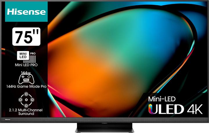 Produktbild Hisense TV 75U8KQ (75", LED, LCD, 4K, 2023)