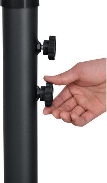 Produktbild Juskys Ampelschirm Brazil mit LED und Kurbel (3.50 m)