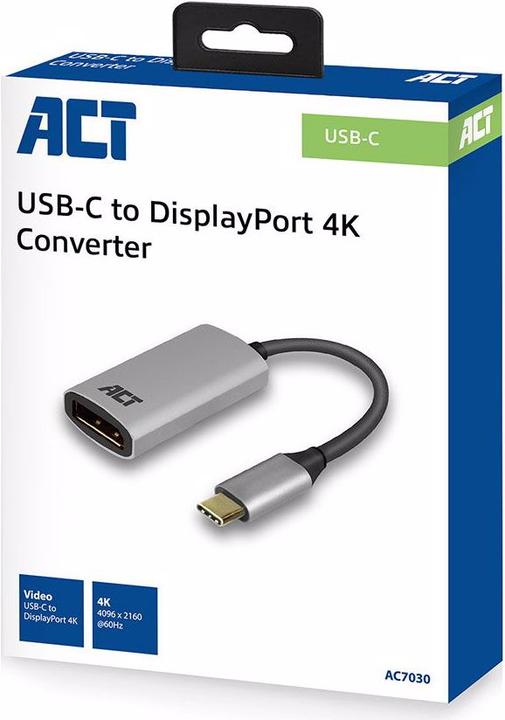 Produktbild AC7030 USB-C zu DisplayPort Buchse (DP, 15 cm)