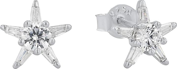 Produktbild Amor Ohrschmuck für Damen, 925 Sterling Silber, Zirkonia synth. | Stern (Silber 925)