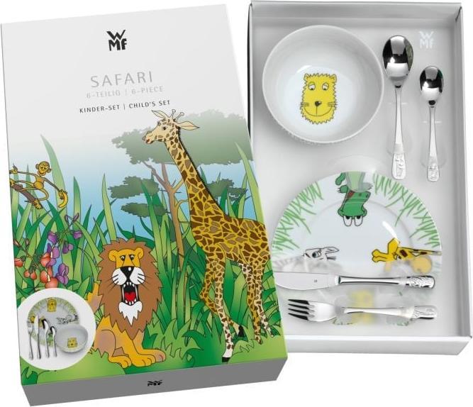 Produktbild WMF Kindergeschirr Kinderbesteck 6tlg Safari Edelstahl poliert spülmaschinengeeignet