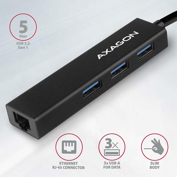 Produktbild Axagon HMA-GL3A (USB-C, 4 Ports)
