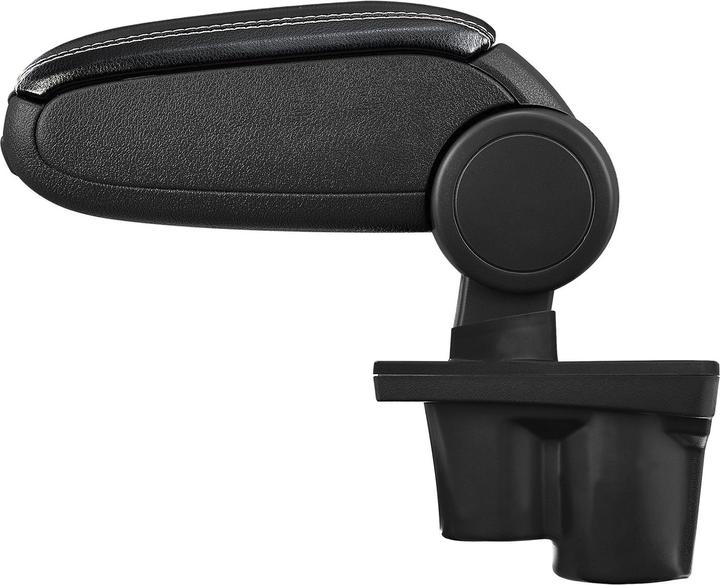 Produktbild Pro-Tec Mittelarmlehne Opel Adam mit Staufach Kunstleder Schwarz mit weissen Nähten