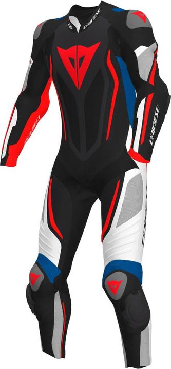 Image du produit Dainese MISANO 2 D-AIR 1-Teiler Lederkombi perforiert schwarz-weiss-blau 50 (Hommes, 50)