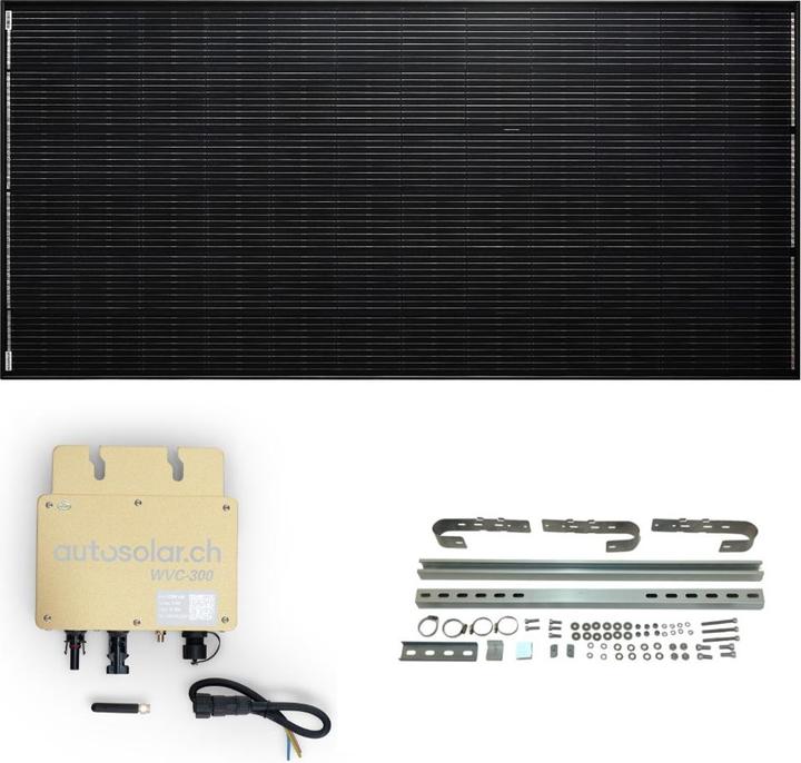 Autosolar Balkonkraftwerk mit 400 Watt (400 W)