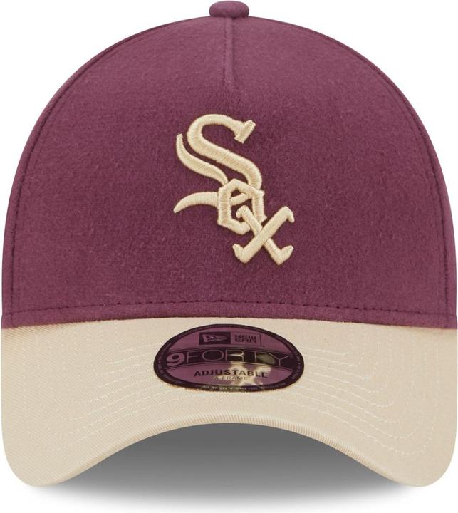 Produktbild New Era A-Frame 9Forty Cap MOLESKIN Chicago White Sox maroon (One Size)