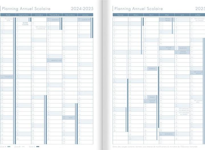 Immagine prodotto Clairefontaine Agenda degli insegnanti (21 x 29,7 cm, Francese)