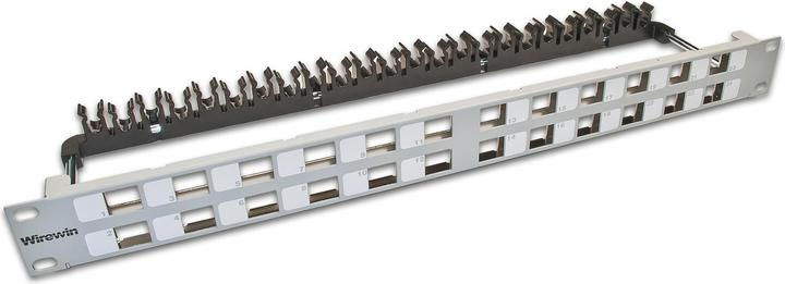 Image du produit Wirewin Panneau de brassage 24 ports 1U, blindé