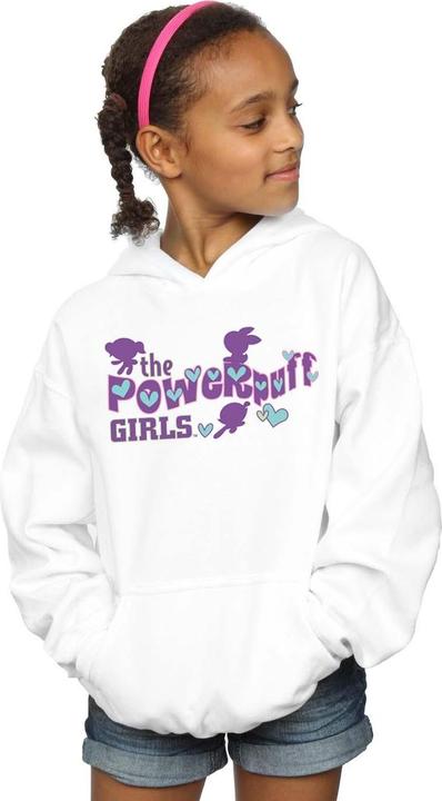Immagine prodotto The Powerpuff Girls Girls Purple Logo Felpa con Cappuccio Ragazze (140, 146)