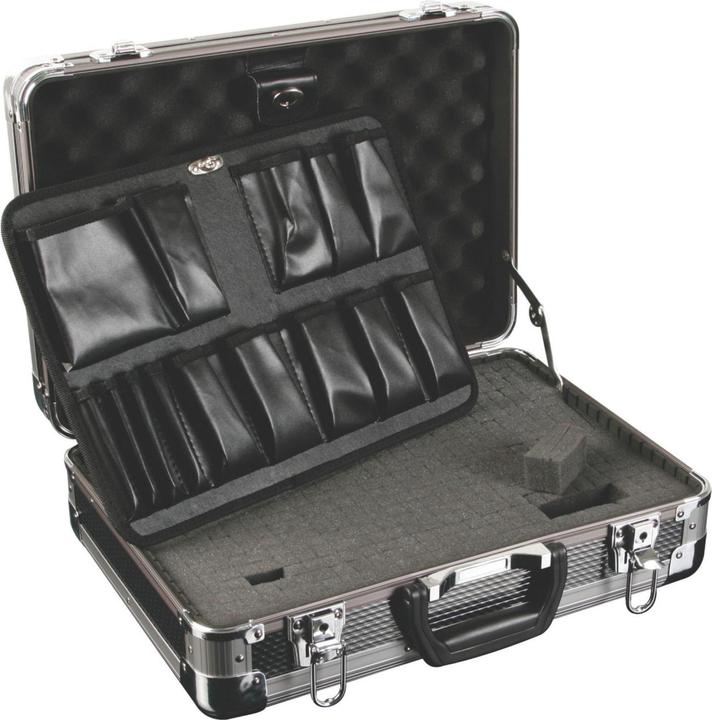 Actual product image Perel Tool box with rounded aluminum corners