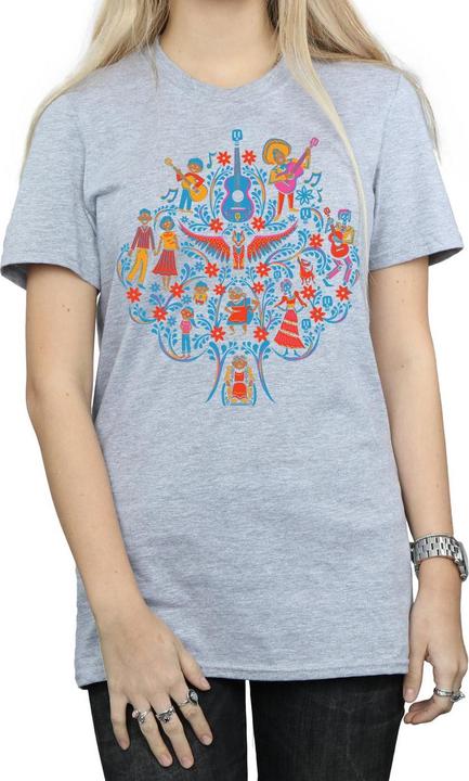 Immagine prodotto Disney Coco Tree Pattern Maglietta Ampia Donna (L)