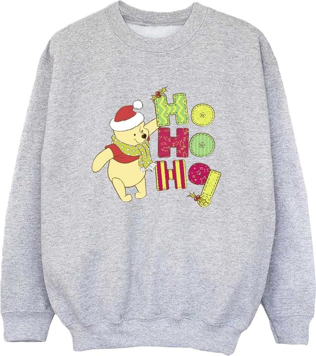 Disney Winnie The Pooh Ho Ho Ho Scarf Sweatshirt Jungen