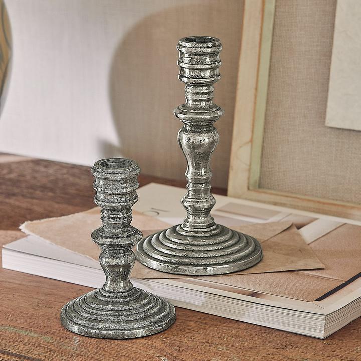 Immagine prodotto Loberon Kerzenständer 2er Set Plenivo silber
