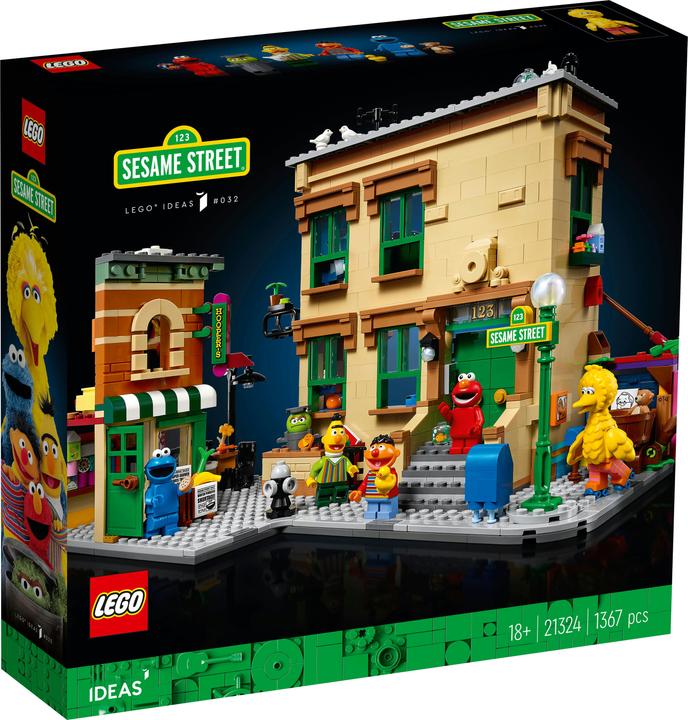 Produktbild LEGO 123 Sesame Street (21324, LEGO Ideas, LEGO Seltene Sets)