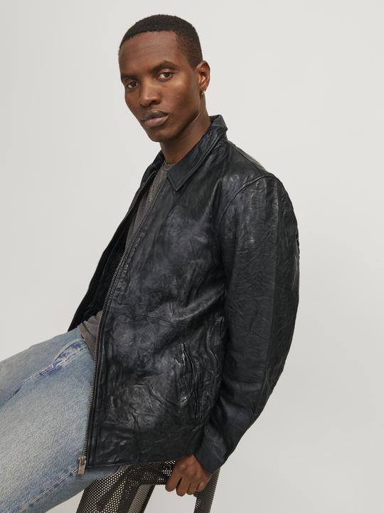 Produktbild Jack & Jones Jorcrincle Leather Jkt Styd Aw24 (L)