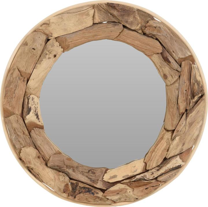 Actual product image Natura Punto Wandspiegel Teakholz Rahmen (52 x 6 x 52 cm)
