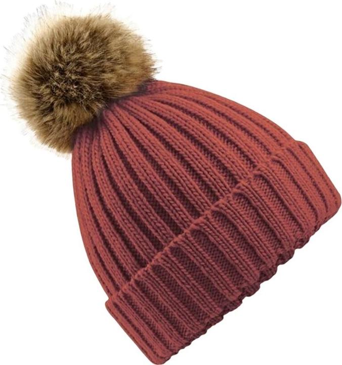 Immagine prodotto Beechfield Cappello a maglia con pom pom (Taglia unica)