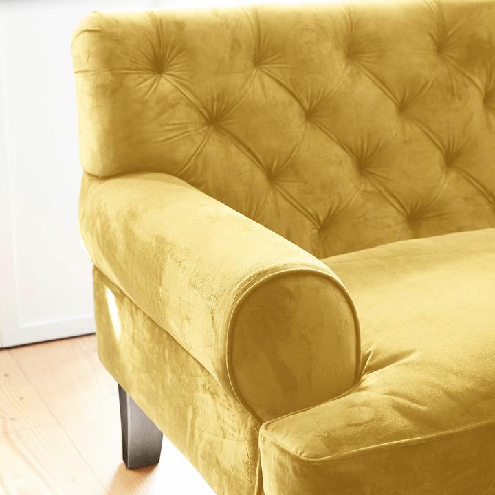 Produktbild Loberon Sofa Carme gelb (3-Sitzer)
