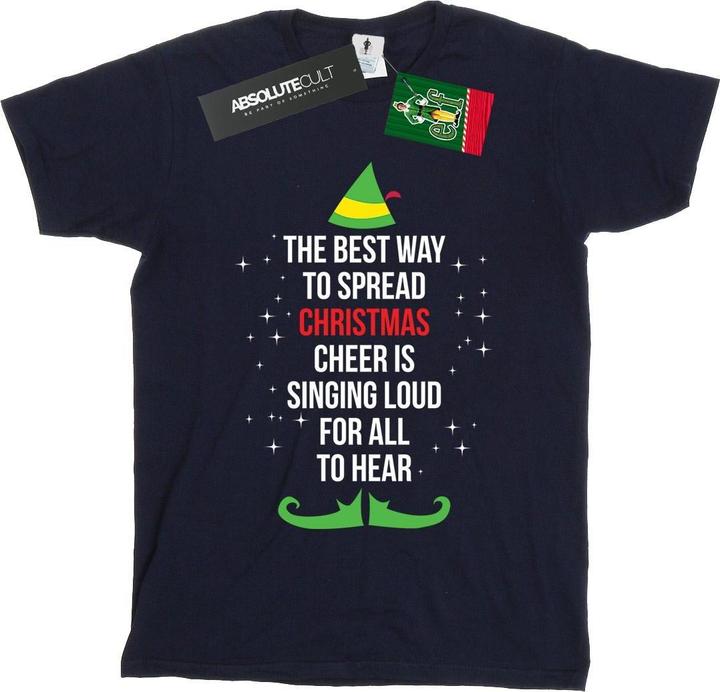 Produktbild Elf Christmas Cheer Text TShirt (XL)
