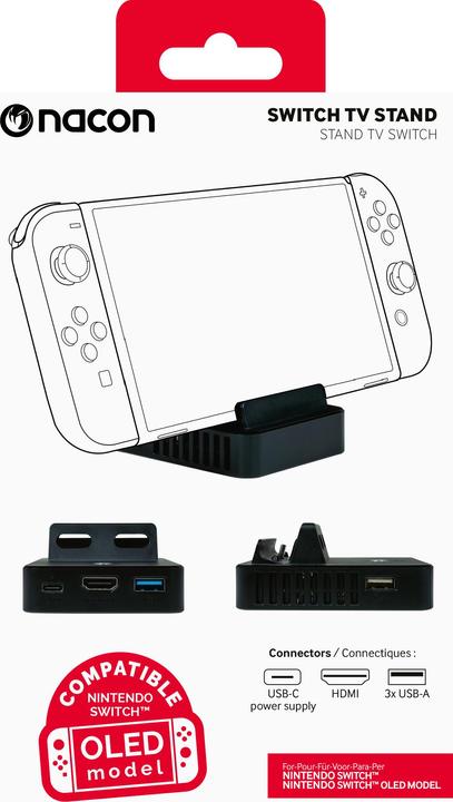 Image du produit Bigben NACON Switch support TV (black) (Switch)