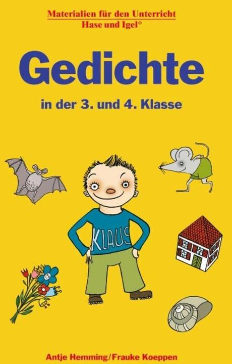 Produktbild Gedichte in der 3. und 4. Klasse (Deutsch, Antje Hemming, Frauke Koeppen, 2016)