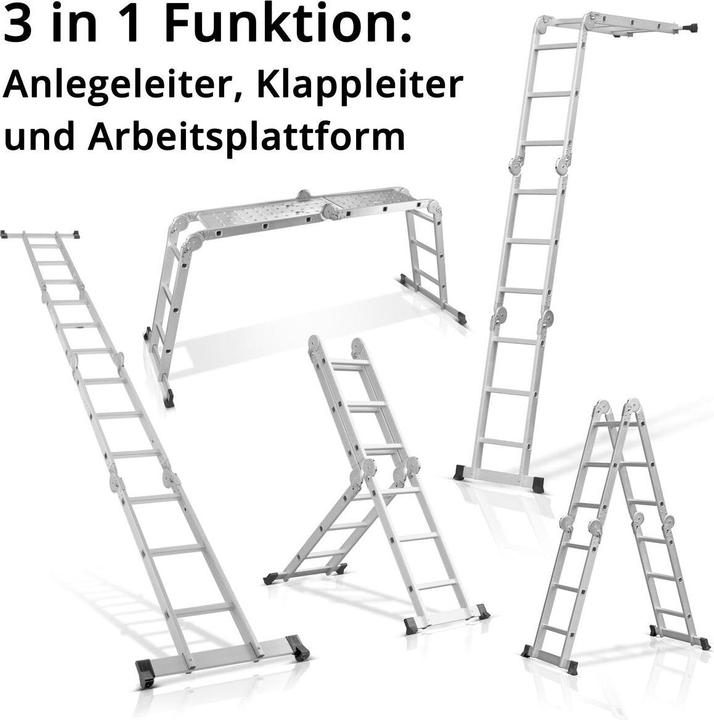 Produktbild Stahlwerk ML-356-ST Mehrzweckleiter (Mehrzweckleiter, 232 cm)