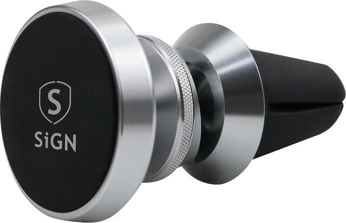 Actual product image SIGN Magnetic Phone Holder for Car - Silver