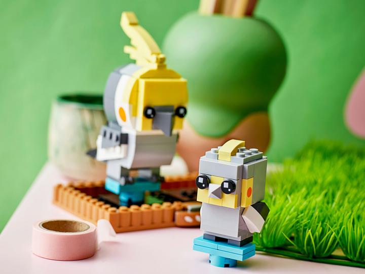 Actual product image LEGO BrickHeadz - Cockatiel (40481, LEGO Brickheadz)