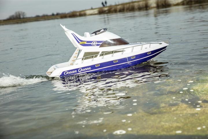 Actual product image Carson RC Sport Ocean Queen RC Beginner Motorboat RtR
