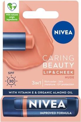 Immagine prodotto NIVEA Caring Beauty 3in1 Rossetto nudo 4,8 g