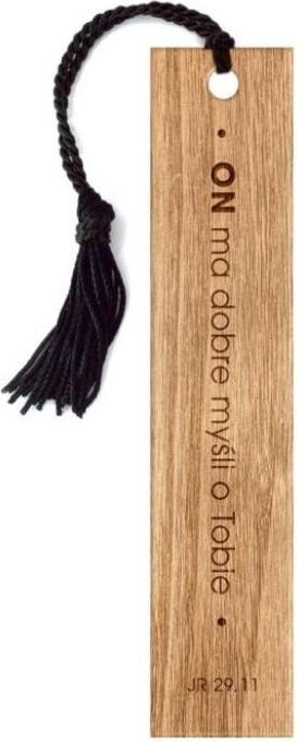 Cozywood Lesezeichen aus Holz - ER hat gute Gedanken