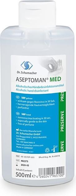 Produktbild Dr. Schumacher Med Händedesinfektion liq (500 ml)