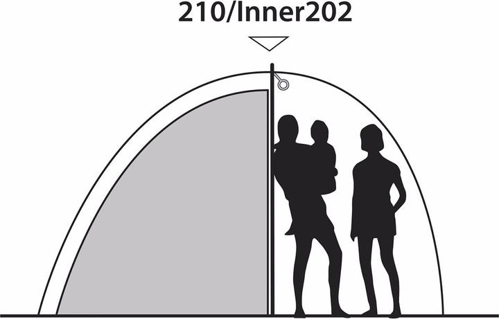 Produktbild Outwell Arizona 300 Zelt (Kuppelzelt, 12 kg, 3 Personen)