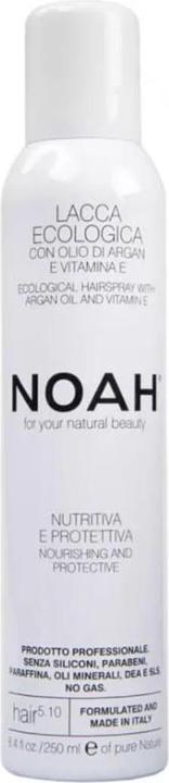 Actual product image Noah NOAH For Your Natural Beauty Ecologic Hairspray Hair 5.10ekologiczny lakier do włosów Vitamina E 250 (250 ml)