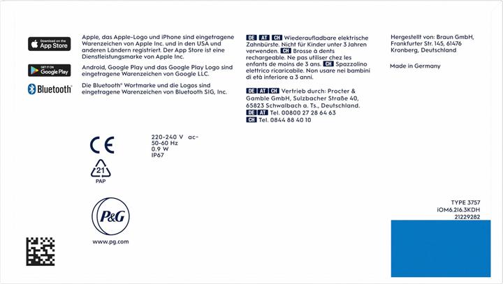 Immagine prodotto Oral-B iO Series 6, White Luxe Edition Elektrische Zahnbürste (Spazzolino oscillante)
