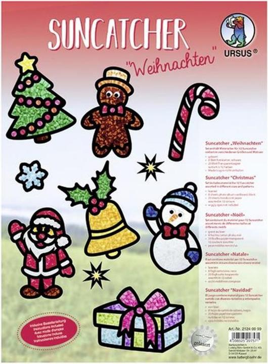 Produktbild Ursus Fensterbild Suncatcher Christmas